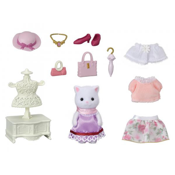 Famiglie Sylvanian 5461 La Valigia Di Moda E La Grande Sorella Gatto Persiano - Image 3