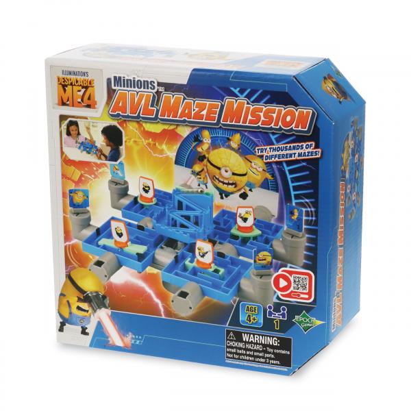 Gioco Del Labirinto - Giochi D'epoca - Minions Avl Maze Mission - Guida La Palla, 25.000 Combinazioni!