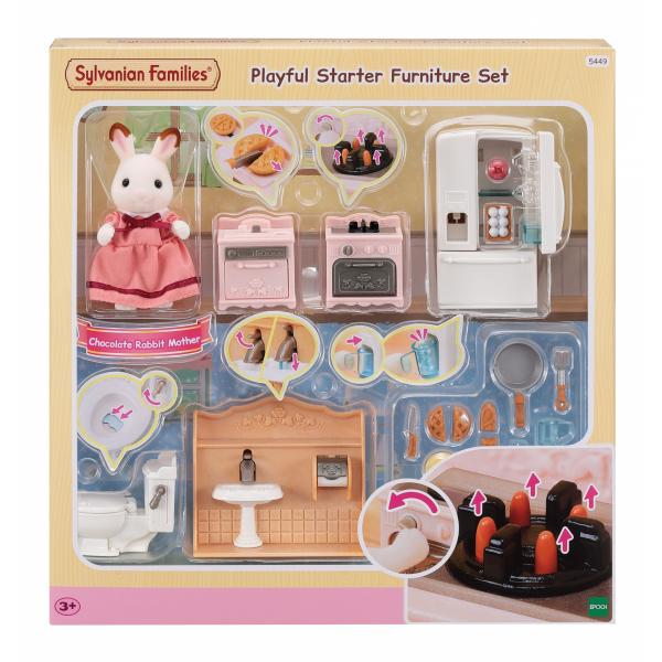 The Cozy Cottage E Maman Furnishings Set - Sylvanian Families - 5449 - Da 3 Anni