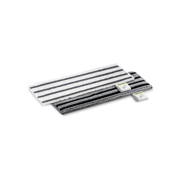 Karcher - Kit 2 Panni In Microfibra Abrasivi Per Bocchetta Pavimenti Easyfix (1 Abrasivo, 1 Molto Abrasivo)