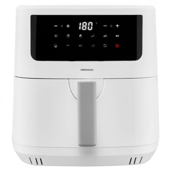 Friggitrice Ad Aria Calda - Medion - 50073000 - 2150 W - Touch Screen - 9 Programmi - Bianca - Image 4