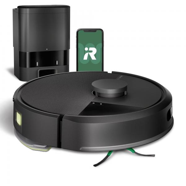 Robot Aspirapolvere - Irobot Roomba 105 Combo + Autoempty - 2h - 7000 Pa - 400 Ml - Nero