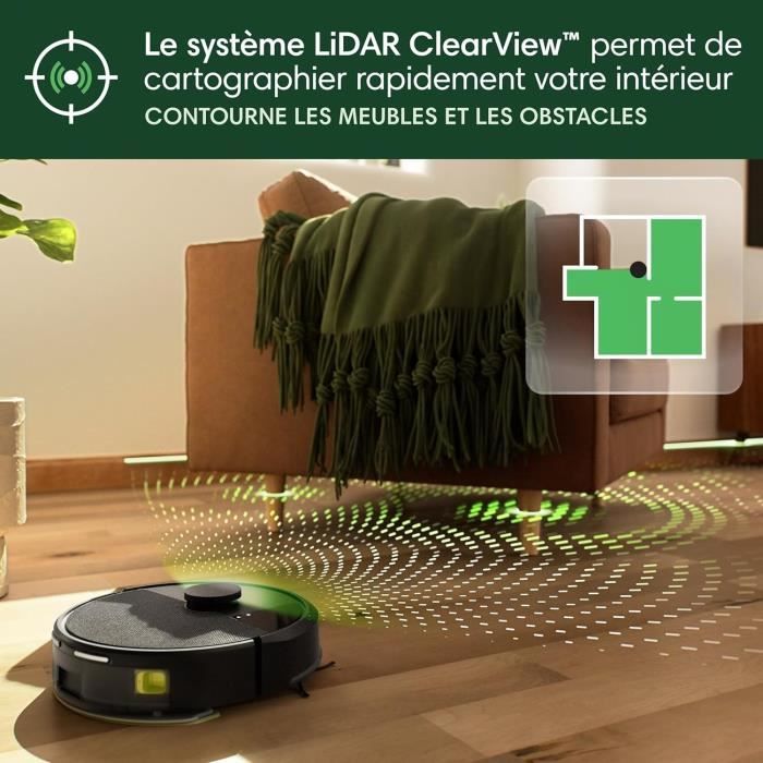 Robot Aspirapolvere - Irobot Roomba 105 Combo + Autoempty - 2h - 7000 Pa - 400 Ml - Nero - Image 5