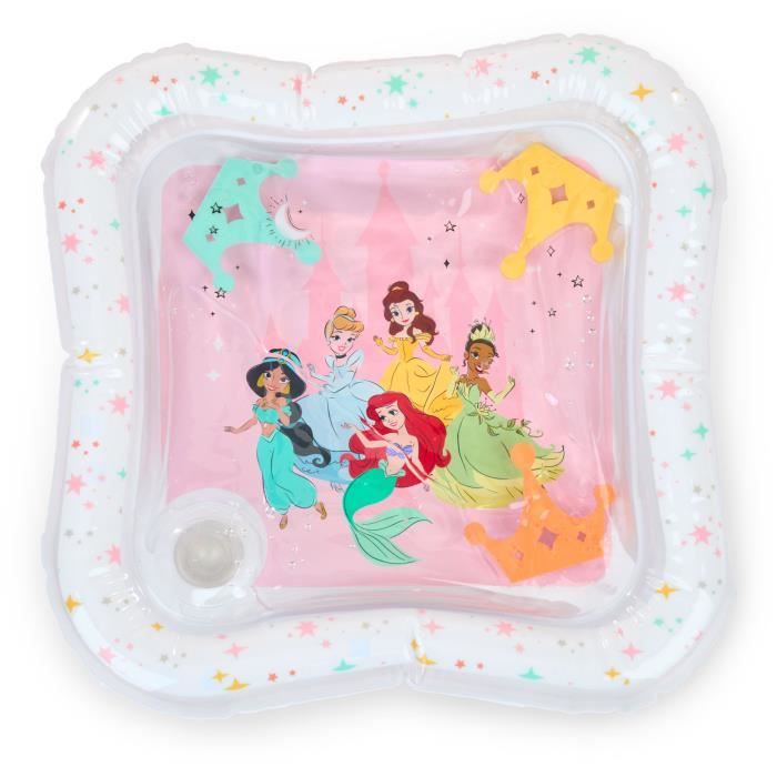 Tappetino Per L'acqua Per Neonati - Disney Baby - Principesse - Gioco Sensoriale Ed Educativo - Gonfiabile - Dalla Nascita - Facile Da Pulire