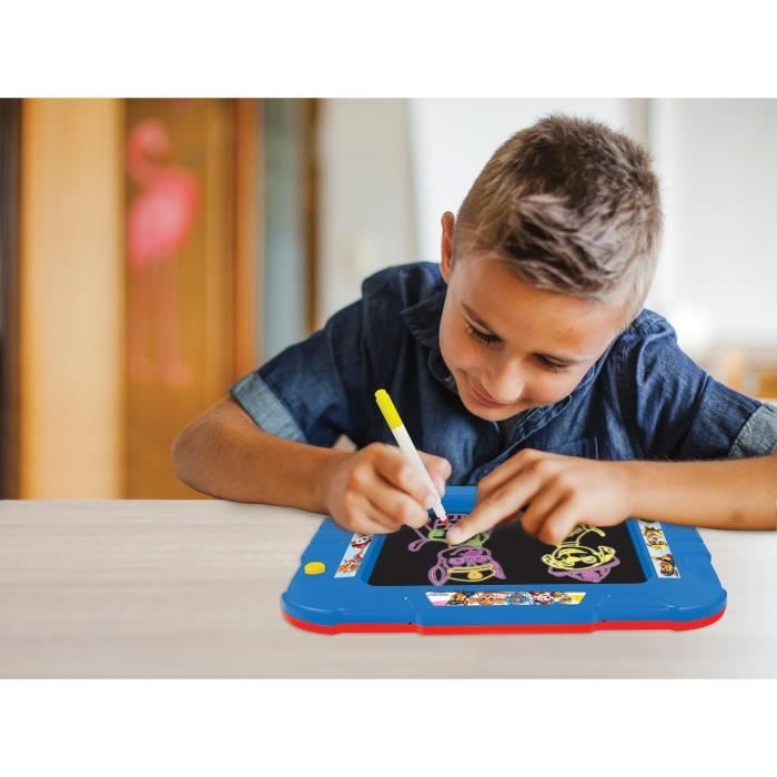 Pat 'patrouille Ardesia Per Disegnare Neon Con Pennarelli E Modelli Colorati - Lexibook - Image 4