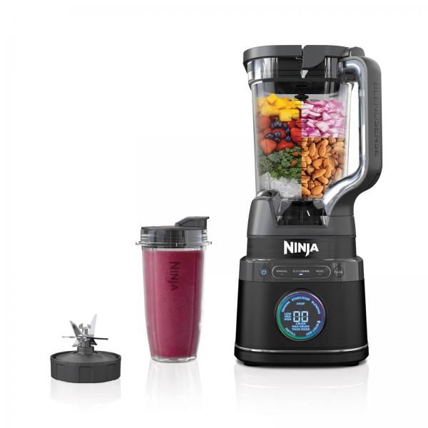 Frullatore Ninja Detect Power Blender Pro 1200w - 2 In 1 - 2l - 15 Modalità - 10 Velocità - Nero