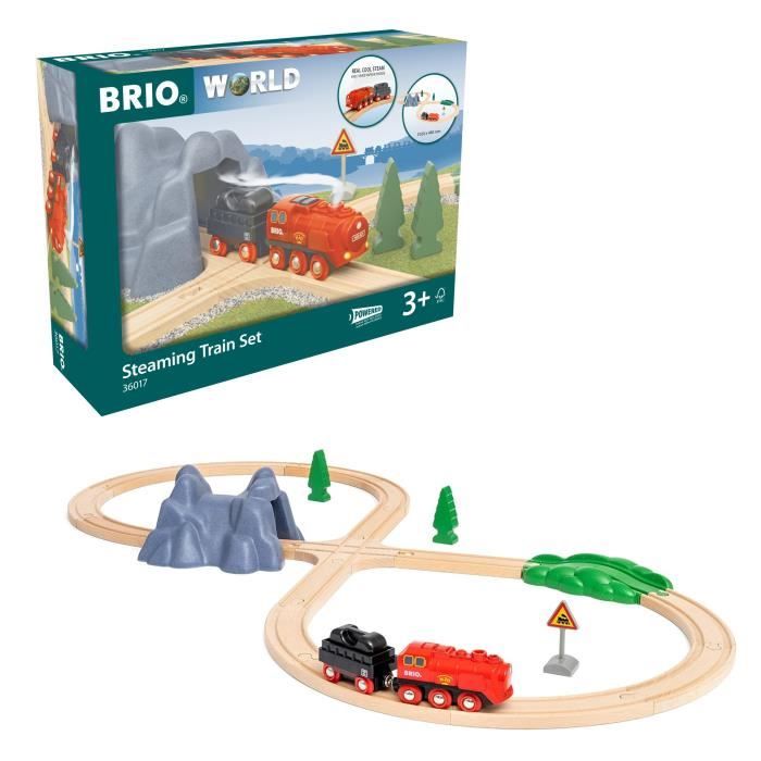 Brio World - Circuito Della Locomotiva A Vapore A Batteria - 36017