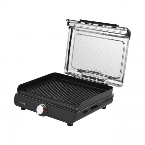 Griglia E Plancha Da Interno - Ninja - Sizzle Gr101eu - 34 X 8 X 13,5 Cm - Nero - Image 3