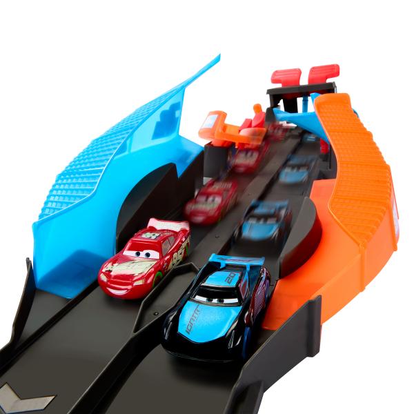 Circuit Glow Racers - Mattel - Hpd80 - Giocattolo Da Corsa Che Si Illumina Al Buio Per Bambini Dai 4 Anni In su - Image 4