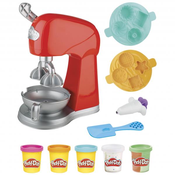 PlaY-Doh Kitchen Creations Robot Da Cucina, Giocattolo In Argilla Da Modellare Con Finti Accessori Da Cucina