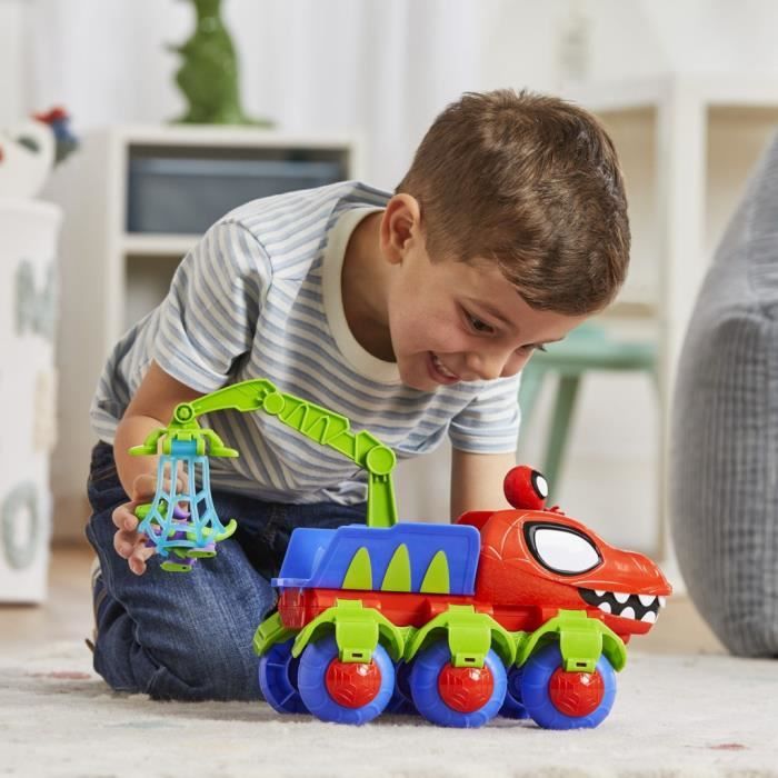 Spidey, Veicolo Dinosauro 2 In 1, Auto Fuoristrada Con Personaggi Inclusi, Dai 3 Anni - Image 3