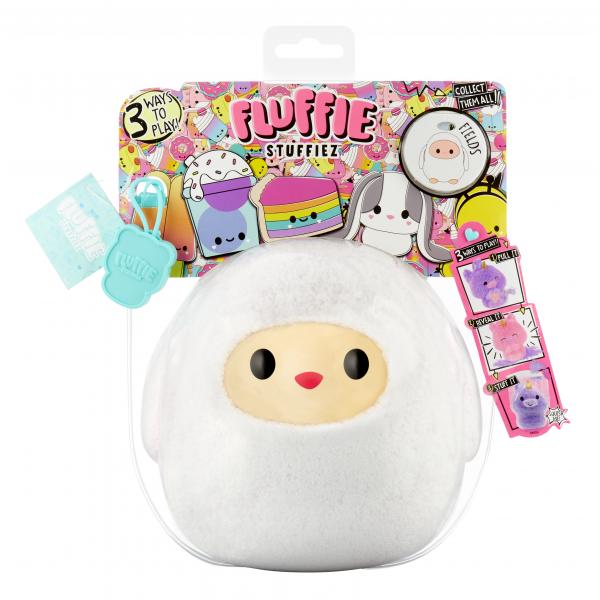 Fluffie Stuffiez - Peluche Asmr Da Personalizzare - Pecora - Imbottitura Da Togliere E Scoprire Un Altro Personaggio - A Partire Da 4 Anni