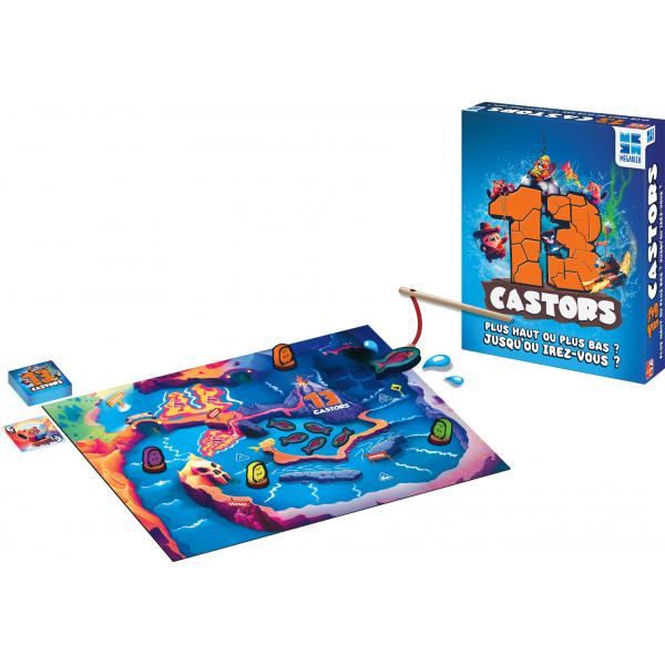 Gioco Da Tavolo - Megableu - 13 Castors - Gara Dei Castori Con Pronostici E Bonus