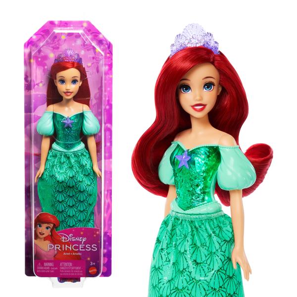 Principesse Disney - Bambola Ariel Con Vestiti E Accessori - Figura - Mattel - Hlw10