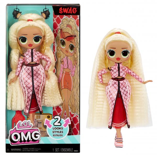 Lol Surprise Omg - Fashion Doll 24 Cm - Swag - 2 Abiti Con Pettine E Accessori - Dai 4 Anni