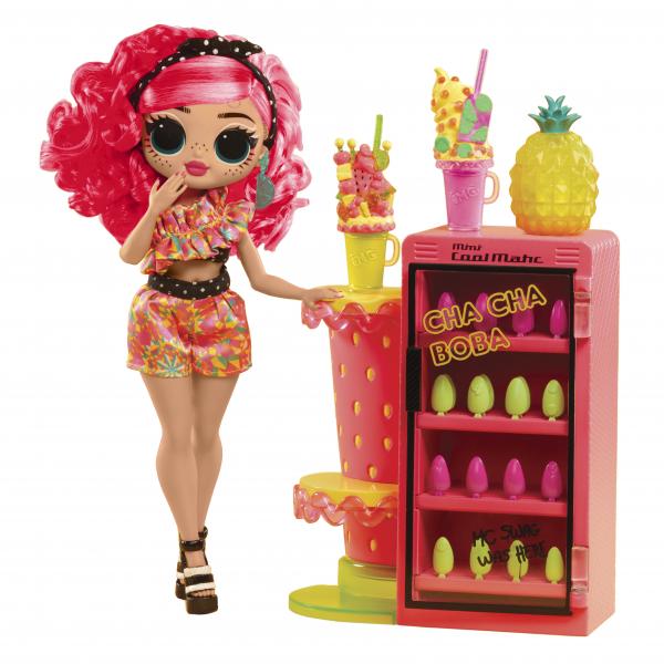 Lol Surprise Omg Sweet Nails™ - Barra Per Unghie - Bambola Fashion Pinky Pops Fruit Shop - Tema Frutta - Dai 4 Anni In su