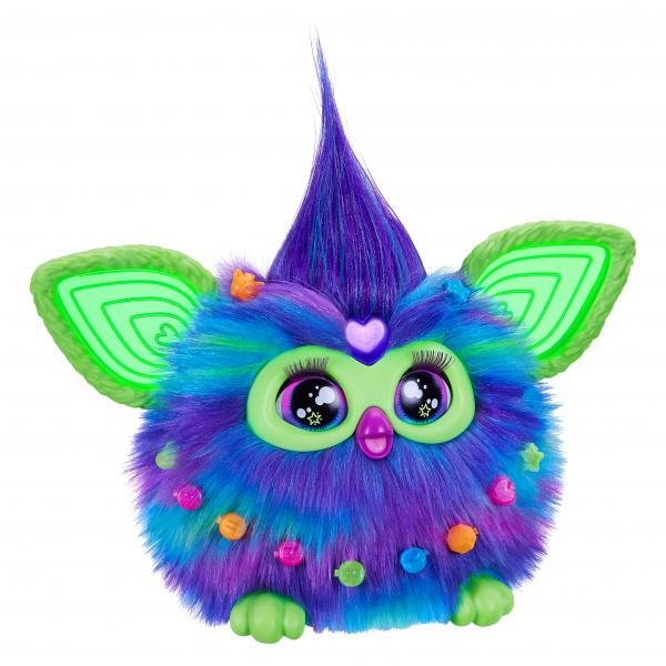 Furby Galaxy, Peluche Ad Attivazione Vocale Che Si Illumina Al Buio, Giocattoli Interattivi, Dai 6 Anni