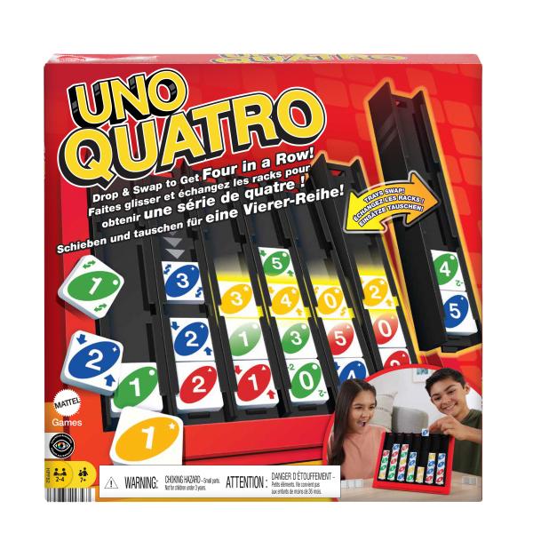 Uno Quatro - Giochi Mattel - Hpf82 - Giochi Di Carte Mattel Uno