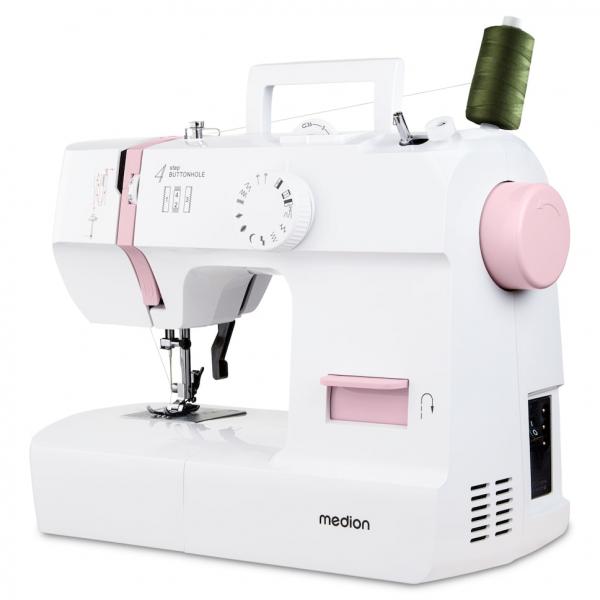Macchina Da Cucire - Medion - Sm 70 - 71w - 12 Punti - 700 Giri/min - Led - Rosa - Image 4