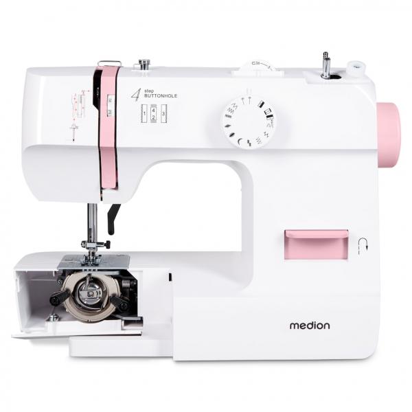 Macchina Da Cucire - Medion - Sm 70 - 71w - 12 Punti - 700 Giri/min - Led - Rosa - Image 3