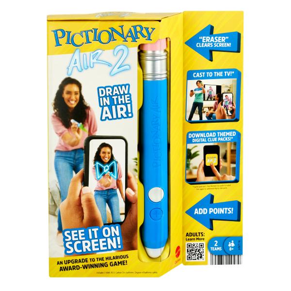 Gioco Da Tavolo - Mattel Games - Pictionary Air 2 - Per Bambini Dagli 8 Anni In Su - Per Interni
