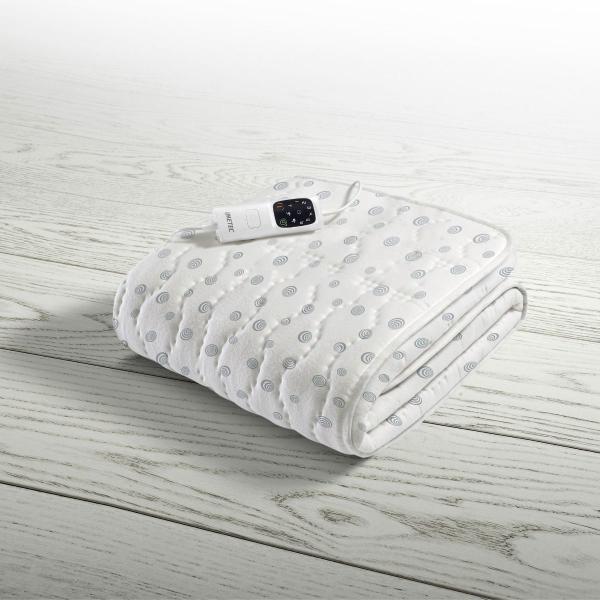 Coprimaterasso Riscaldato - Imetec - 1 Posto Adapto, 150x80cm - 6 Temperature - 100% Cotone Riscaldamento Rapido - Temperatura Costante