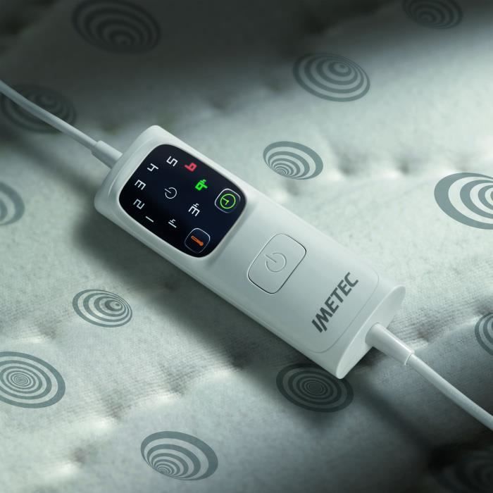 Coprimaterasso Riscaldato - Imetec - 1 Posto Adapto, 150x80cm - 6 Temperature - 100% Cotone Riscaldamento Rapido - Temperatura Costante - Image 3