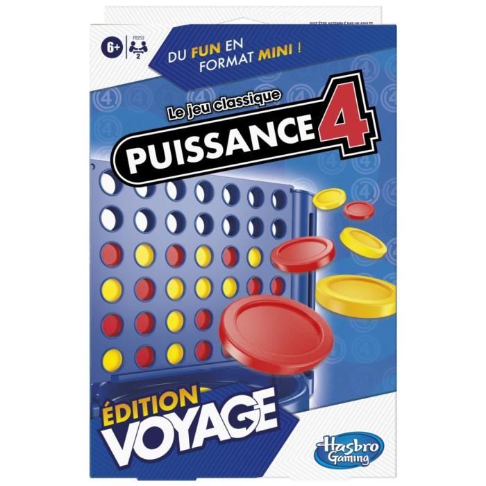 Power 4 Voyage, Gioco Da Tavolo Da Viaggio Per 2 Giocatori, Gioco Da Viaggio, Dai 6 Anni, Hasbro Gaming - Image 4