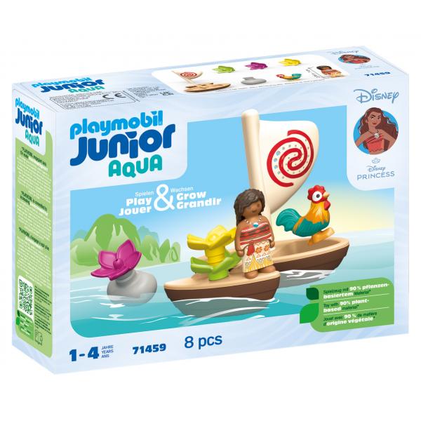 Playmobil Junior 71459 Vaiana E La Barca A Vela, Disney, 12 Mesi