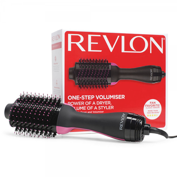 Revlon Rvdr5222e Pennello Per Asciugatura Volumizzante Perfezionista 2 In 1 - Collezione Pro - Nero / Rosa - Image 3