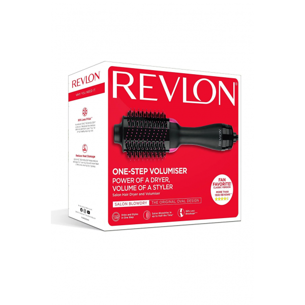 Revlon Rvdr5222e Pennello Per Asciugatura Volumizzante Perfezionista 2 In 1 - Collezione Pro - Nero / Rosa - Image 4
