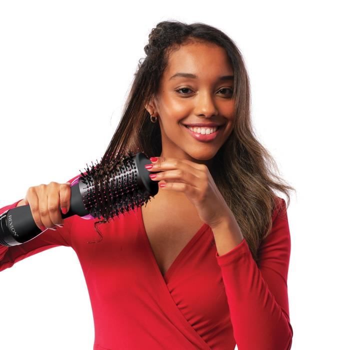 Revlon Rvdr5222e Pennello Per Asciugatura Volumizzante Perfezionista 2 In 1 - Collezione Pro - Nero / Rosa - Image 5