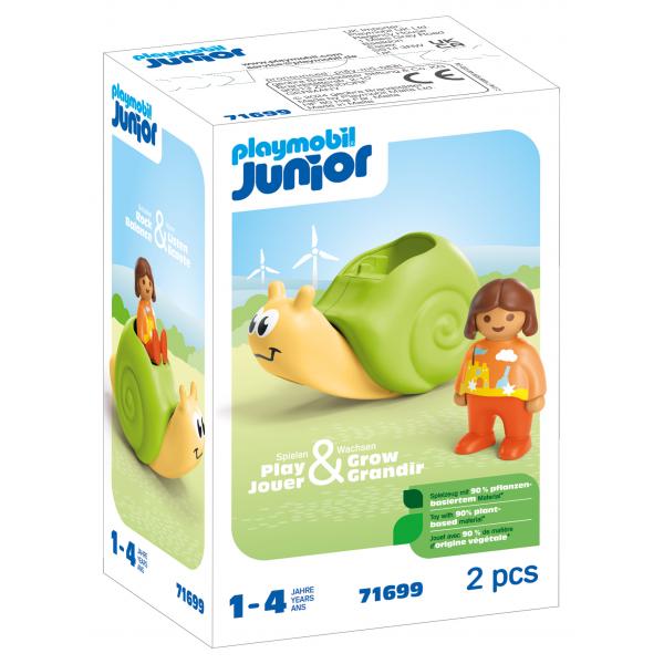 Playmobil Junior 71699 Bambino Con Lumaca A Dondolo Junior
