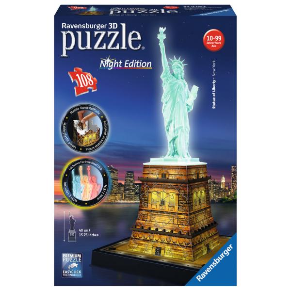 108p Pz3d Libertà Statua Notte