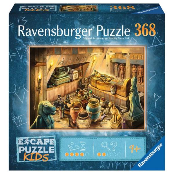 Puzzle Per Bambini Da 368 Pezzi - Nell'antico Egitto - Il Primo Puzzle Ispirato A Escape Game Per Bambini - Ravensburger