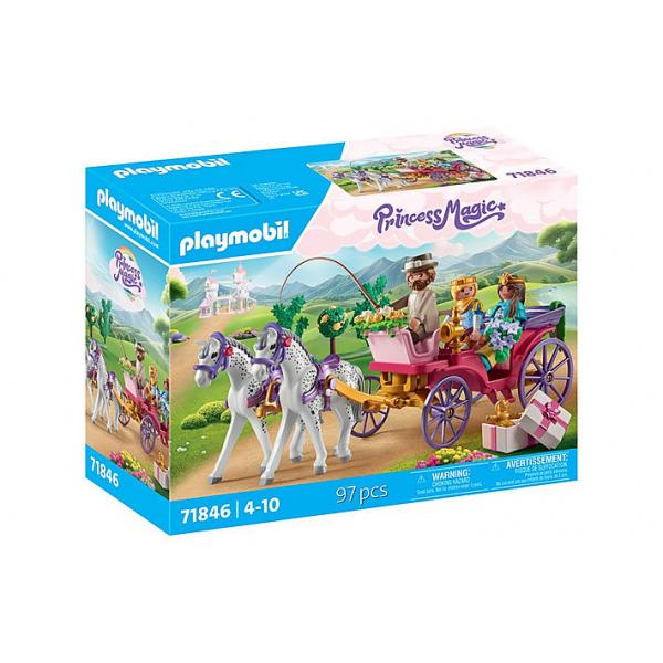 Playmobil 71846 Carrozza Con Coppia Principesca E Cocchiere