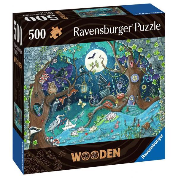 Puzzle In Legno 500 Pezzi Foresta Fantastica - Image 3