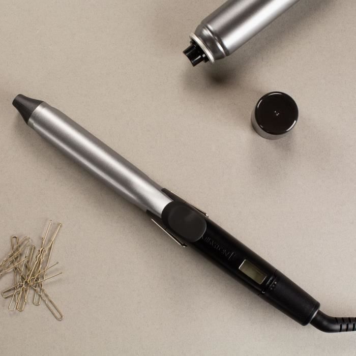 Arricciacapelli Pro Soft Curl Remington Ci6525 - 25mm: Riccioli Morbidi - Ceramica, Tormalina Ionica, Antistatico, 10 Impostazioni 130-220° - Image 5