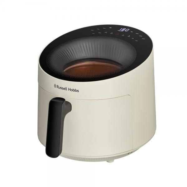 Russell Hobbs Satisfry Air Panoramic 27420-56 Friggitrice Senza Olio - Capacità 5 L - 10 Programmi Di Cottura - 1500 W - Crema