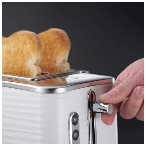 Russell Hobbs 24370-56 Inspire Xl Tostapane Tostapane, Controllo Doratura, Scongelamento, Riscaldamento, Scalda Forno - Bianco - Image 3