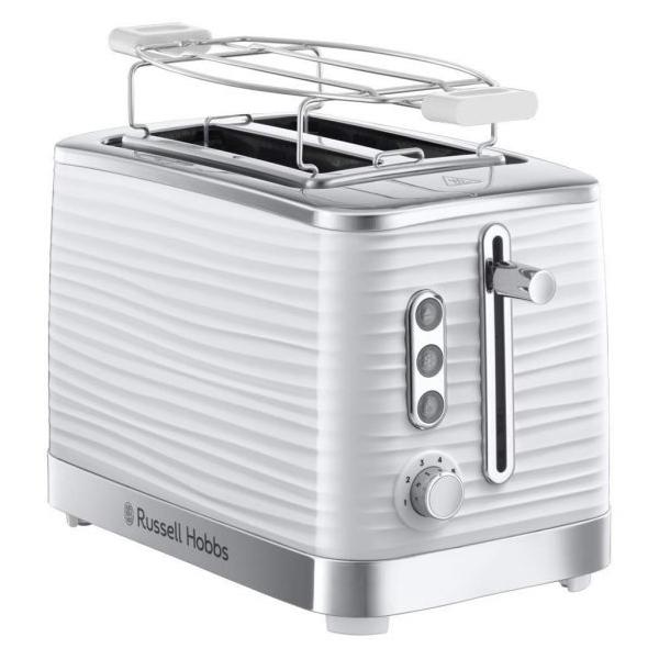 Russell Hobbs 24370-56 Inspire Xl Tostapane Tostapane, Controllo Doratura, Scongelamento, Riscaldamento, Scalda Forno - Bianco
