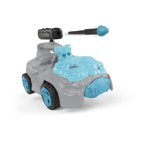 Schleich - 42669 Eldrador Creatures Ice Crashmobile Con Mini Creatura - Set Di Auto Con Figura Fantastica