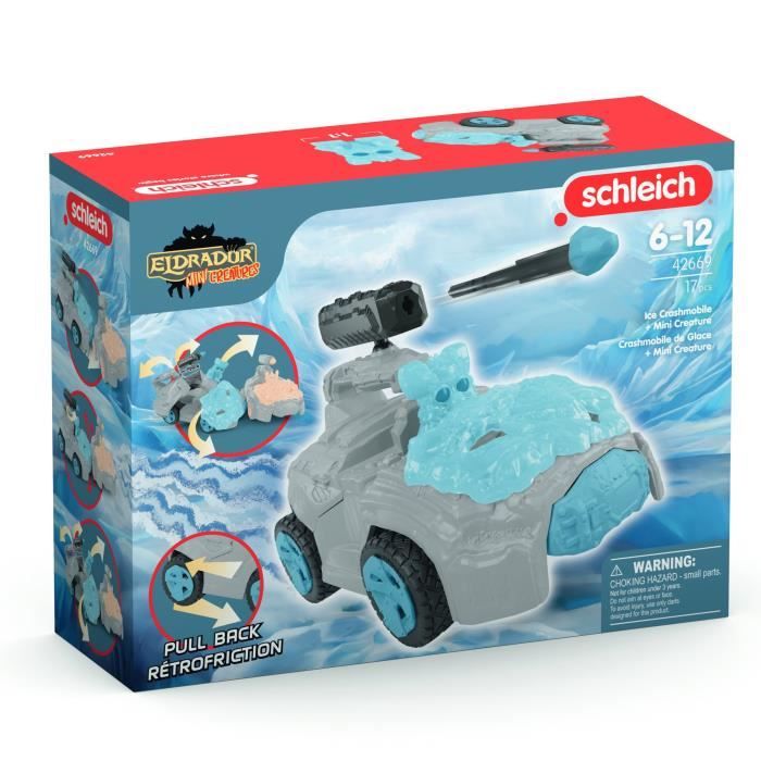 Schleich - 42669 Eldrador Creatures Ice Crashmobile Con Mini Creatura - Set Di Auto Con Figura Fantastica - Image 5