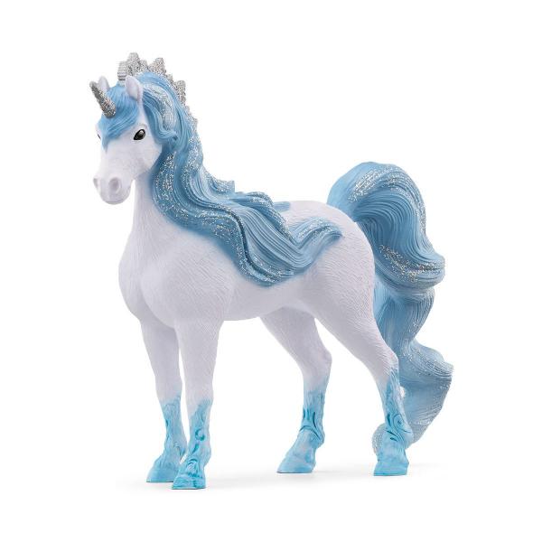 Statuina Unicorno Mare Degli Elementi, Statuina Mitica, Regalo Per Bambini Dai 5 Anni, 4 X 14 X 12 Cm, Schleich 70823 Baya