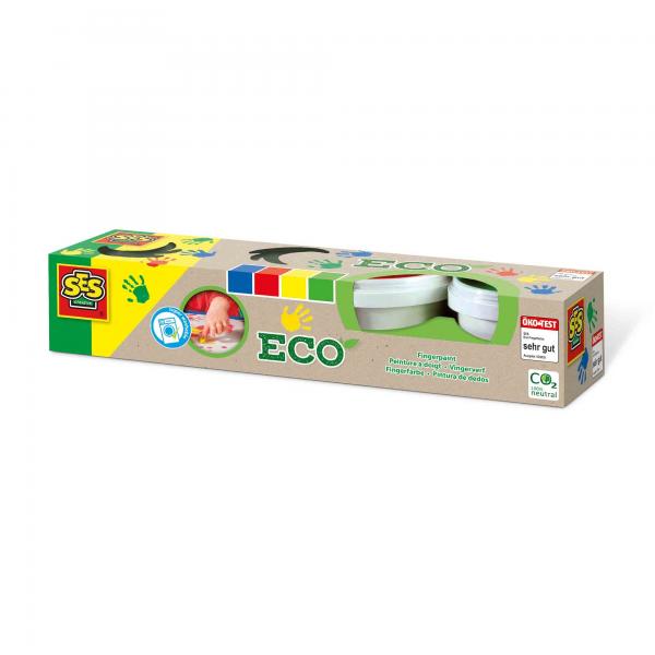 Eco Paint Ha 4 Dita Di Colore Immagine