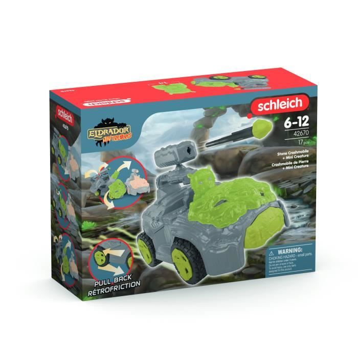 Crashmobile Di Pierre Con Mini Creatura, Set Di Auto Con Figura Fantasy, Schleich 42670 Creature Eldrador - Image 5