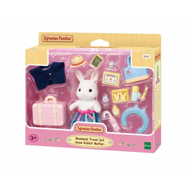 The Snow Rabbit And Her Weekend Suitcase - Sylvanian Families - 5641 - Da 3 Anni