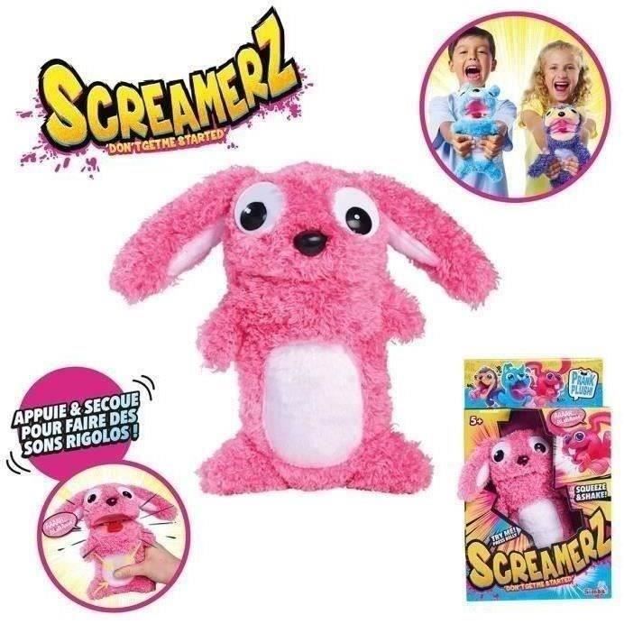Smoby - Screamerz - Divertente Peluche Interattivo - Coniglio - 27 Cm - Rumori Quando Lo Si Scuote O Si Preme Il Pulsante - Image 4