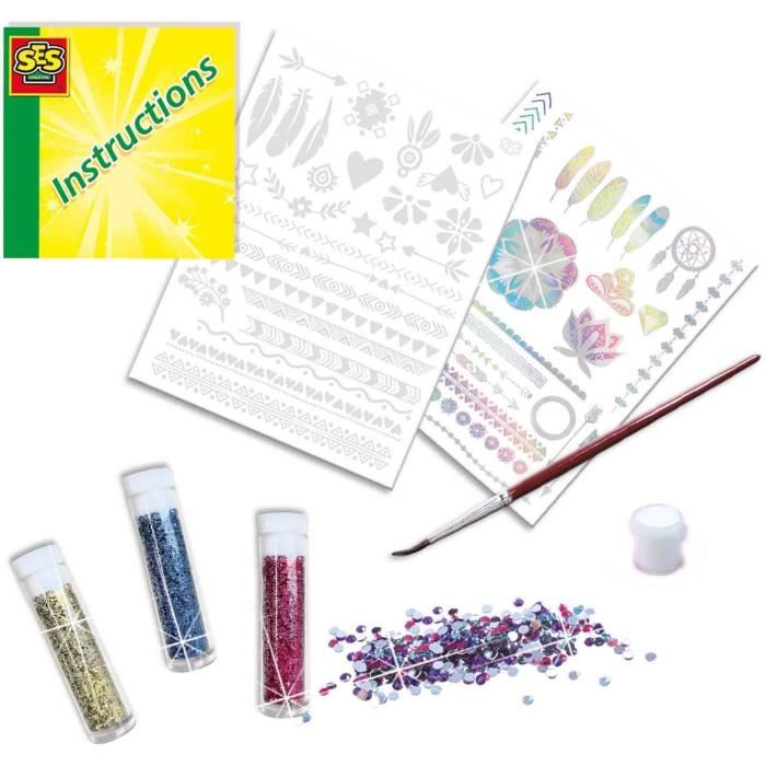 Tatuaggi Glamour 3 In 1 - Ses Creative - Multicolor - Bianco - Per Bambini Dai 5 Mesi - Image 5