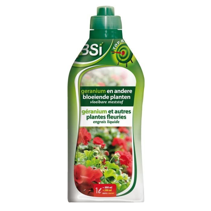 Concime Minerale Per Geranio - Bsi - Oligoelementi Idrosolubili - 1l